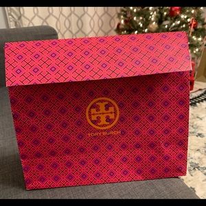 Tory Burch Large Triangle GIFT BAG Flap Closure 12"L x 10.5"H x 5"W (New)